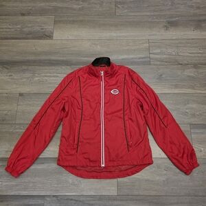 MLB Cincinnati Reds Baseball Red Windbreaker Jacket